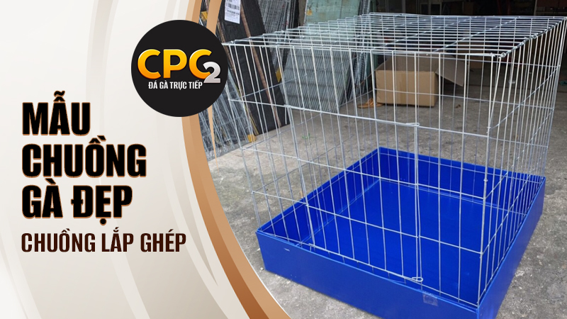 Mẫu chuồng gà đẹp lắp ghép